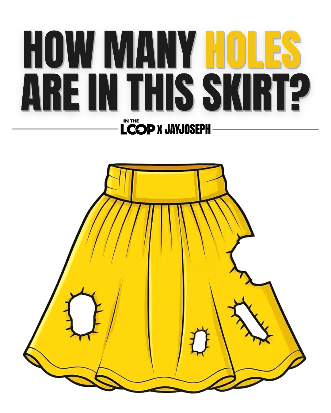 how many holes are in this skirt?